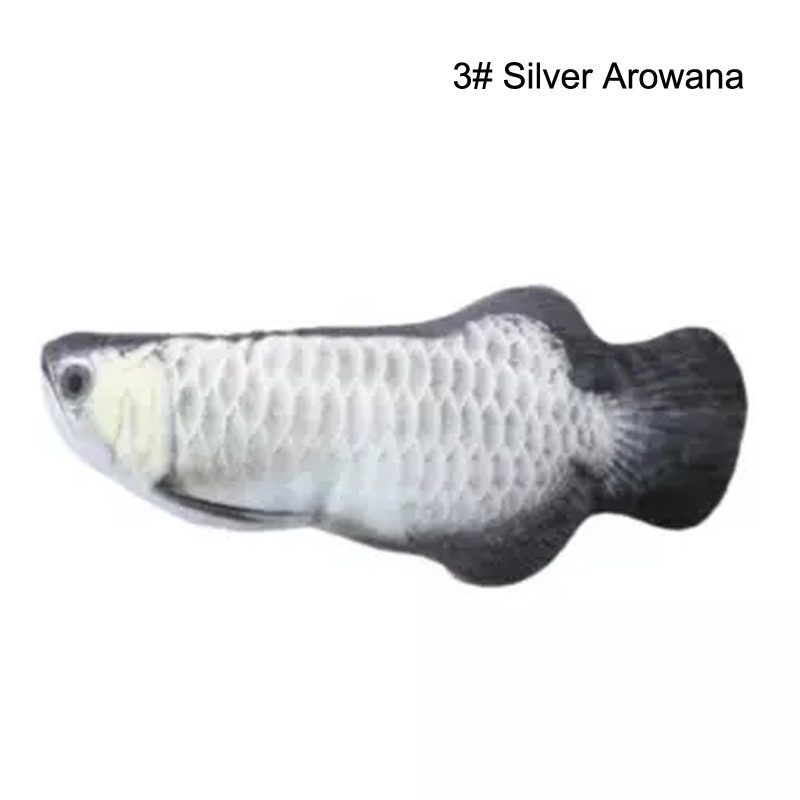 BL Pet Kitten Cat Fish Shape Toy Simulation Fish Funny Toy Pet Cat Playing Toy Kitten Teaser Cute