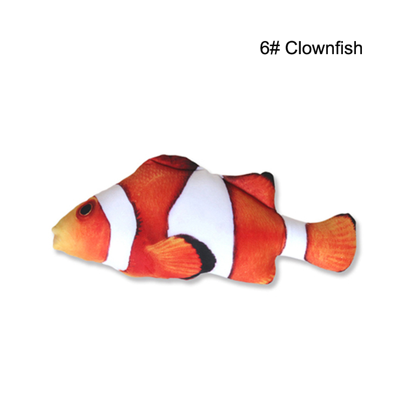 BL Pet Kitten Cat Fish Shape Toy Simulation Fish Funny Toy Pet Cat Playing Toy Kitten Teaser Cute