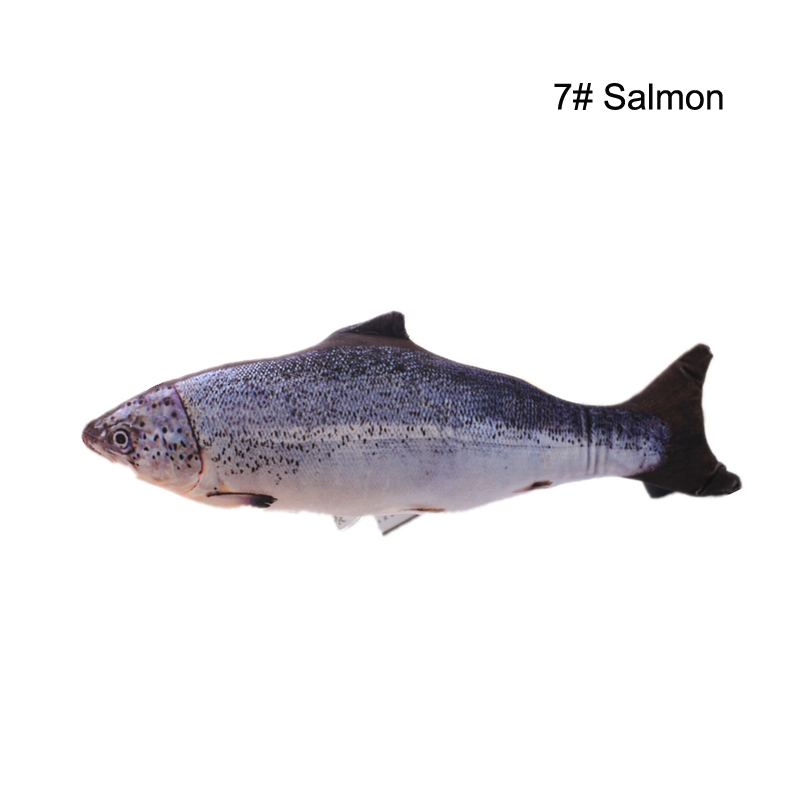 BL Pet Kitten Cat Fish Shape Toy Simulation Fish Funny Toy Pet Cat Playing Toy Kitten Teaser Cute