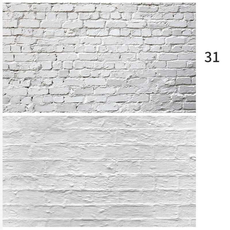 BL Photography Wood Printing Double-Sided Backdrop Paper Waterproof Marble Background For Camera