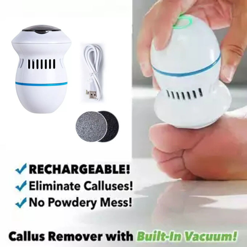 BL USB Rechargeable Foot Grinder Pedicure Tools Feet Care Remover Machine Dead Skin Callus Polisher