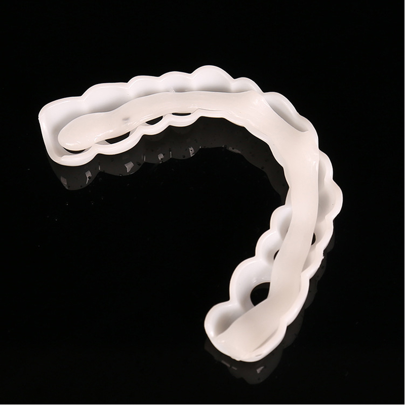 BL Upper Lower False Teeth Cover Veneers Comfort Fit Flex Denture Braces Teeth Straightener