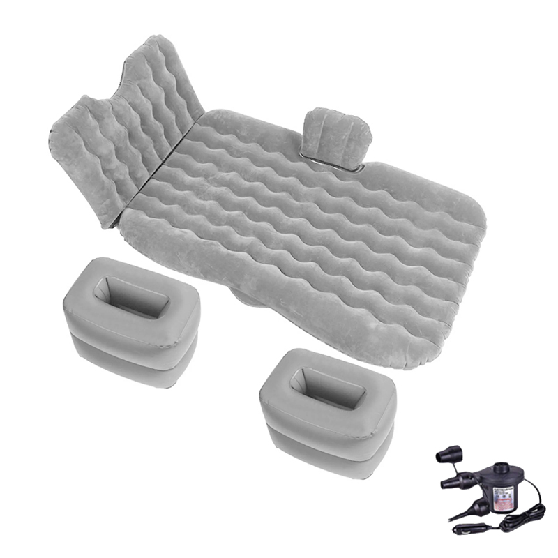 BL Car Inflatable Mattress Travel Sleeping Vehicle Camping Cushion Air Mattress Cars Air Bed Pillow