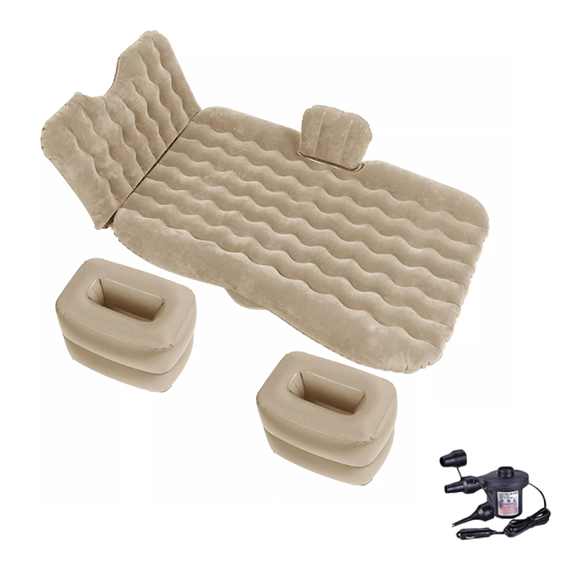 BL Car Inflatable Mattress Travel Sleeping Vehicle Camping Cushion Air Mattress Cars Air Bed Pillow