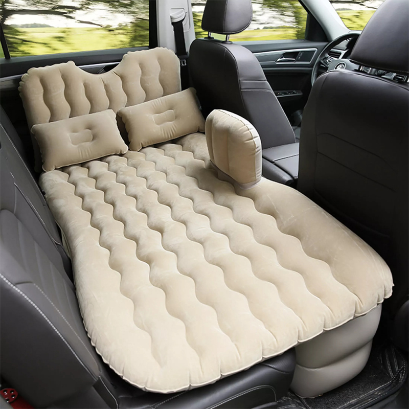 BL Car Inflatable Mattress Travel Sleeping Vehicle Camping Cushion Air Mattress Cars Air Bed Pillow