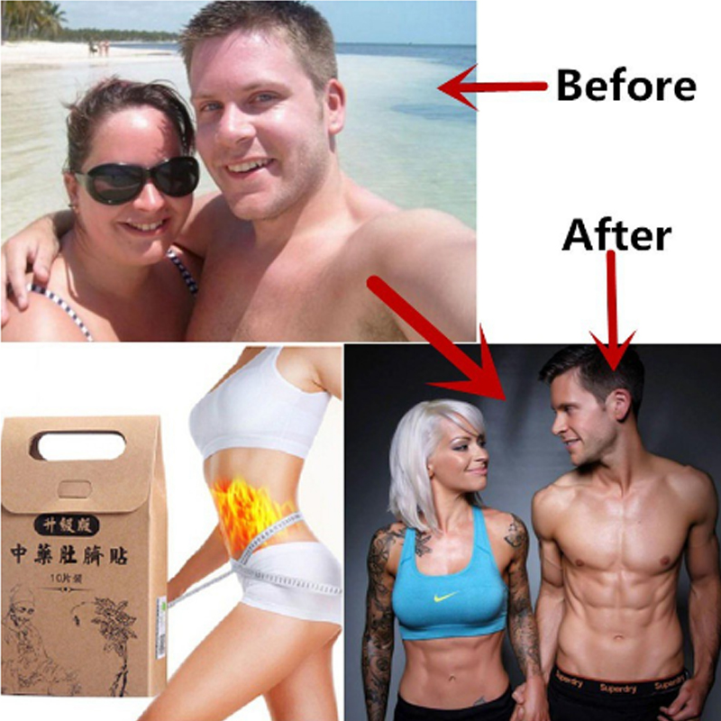 BL 30pcs Traditional Chinese Medicine Burning Fat Weight Loss Slimming Diets Slim Patch Health Detox
