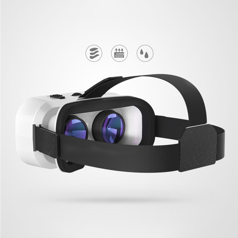 Bluetooth VR Glasses 3D Glasses Box Stereo Cardboard Headset Helmet For IOS Android Smartphone