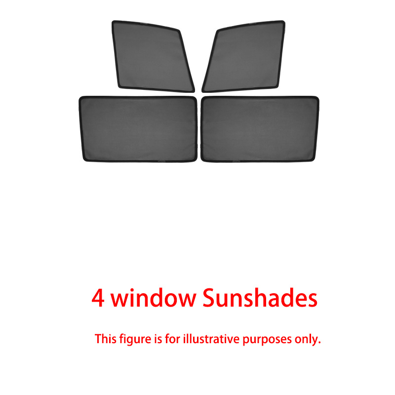 For SUBARU IMPREZA XV Outback Car Curtain Black Magnetic Car Side Window SunShades Mesh Shade Blind