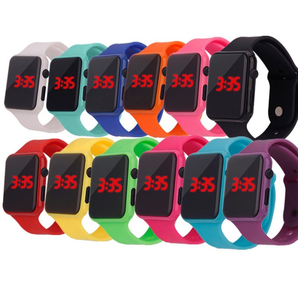 RichRipple Men and women Sports LED Watch Silicone Colorful Watch Electronic Clock Digital Fashion Clock Smart Watch