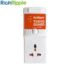 RichRipple 13A TV Guard Over Voltage Switcher Socket Protector for TVs, Media, Computers Monitors Default Default