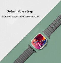 RichRipple New i20 Ultra Smart Watch Strap 49mm 2.2inch Full Touch Screen Sports Fitness Watch IP68 Waterproof Bluetooth Call Smart Watch Smartwatch set