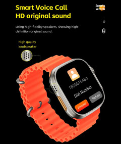 RichRipple New i20 Ultra Smart Watch Strap 49mm 2.2inch Full Touch Screen Sports Fitness Watch IP68 Waterproof Bluetooth Call Smart Watch Smartwatch set