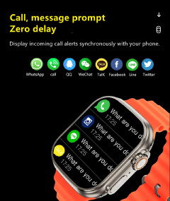 RichRipple New i20 Ultra Smart Watch Strap 49mm 2.2inch Full Touch Screen Sports Fitness Watch IP68 Waterproof Bluetooth Call Smart Watch Smartwatch set