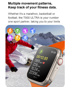 RichRipple New Smart Watch 2.01 inch Large Screen 7in1 Strap Smartwatch Suit Waterproof Fitness Tracking Bluetooth Call Smartwatch