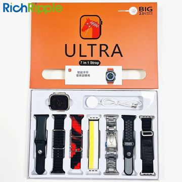 RichRipple New Smart Watch 2.01 inch Large Screen 7in1 Strap Smartwatch ...