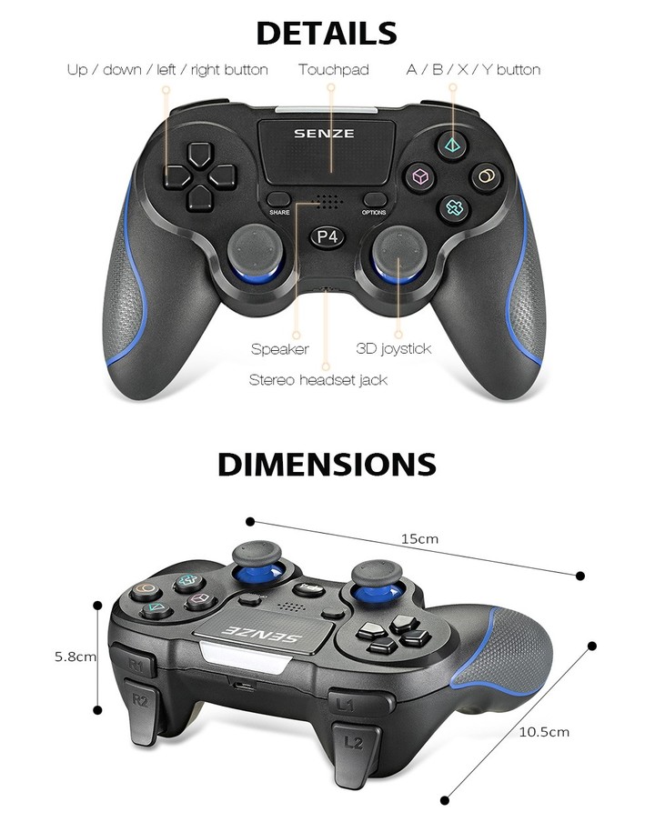 senze ps4 controller