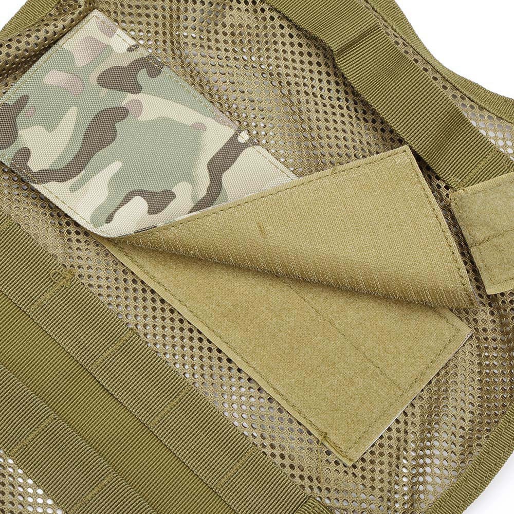 Tactical Paintball Military Assault Shooting Hunting Molle Vest with Holster