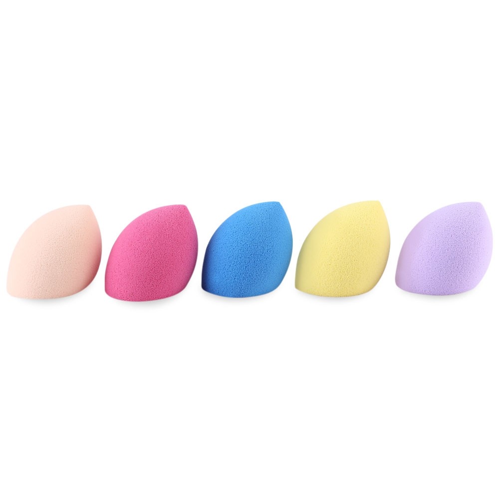Huamianli 5pcs Foundation Smooth Blender Mixing Sponge Makeup Cosmetics Puff