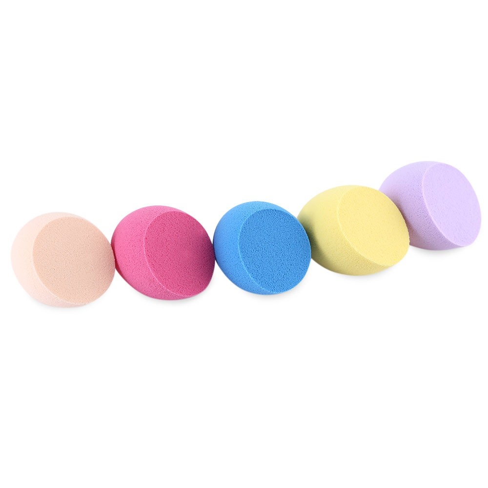 Huamianli 5pcs Foundation Smooth Blender Mixing Sponge Makeup Cosmetics Puff