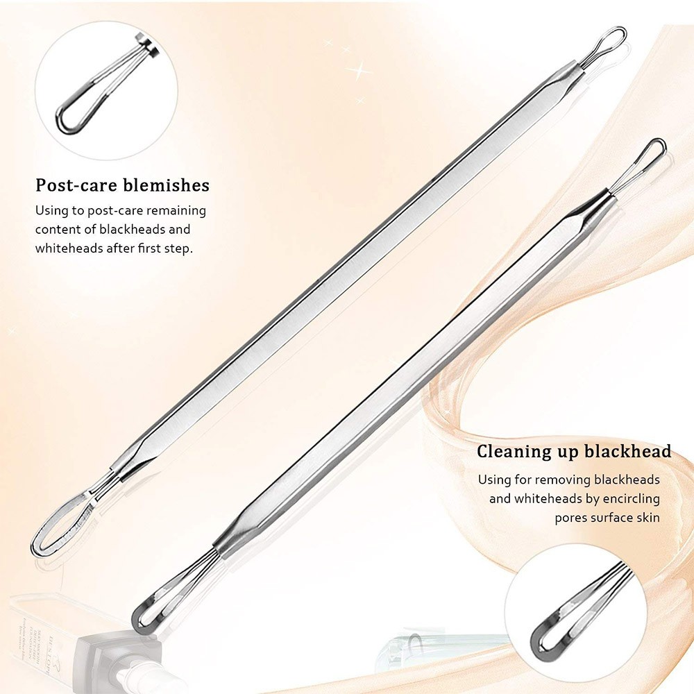 7PCS Acne Blackhead Remover Pimple Extractor Needle