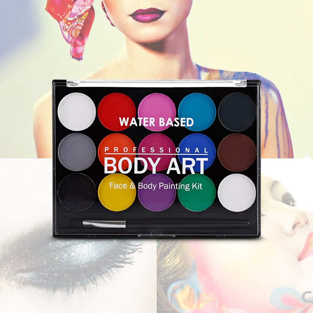 Glitter Eye Shadow Makeup Shimmer 15 Color Palette Beauty Body Art Painting Kit