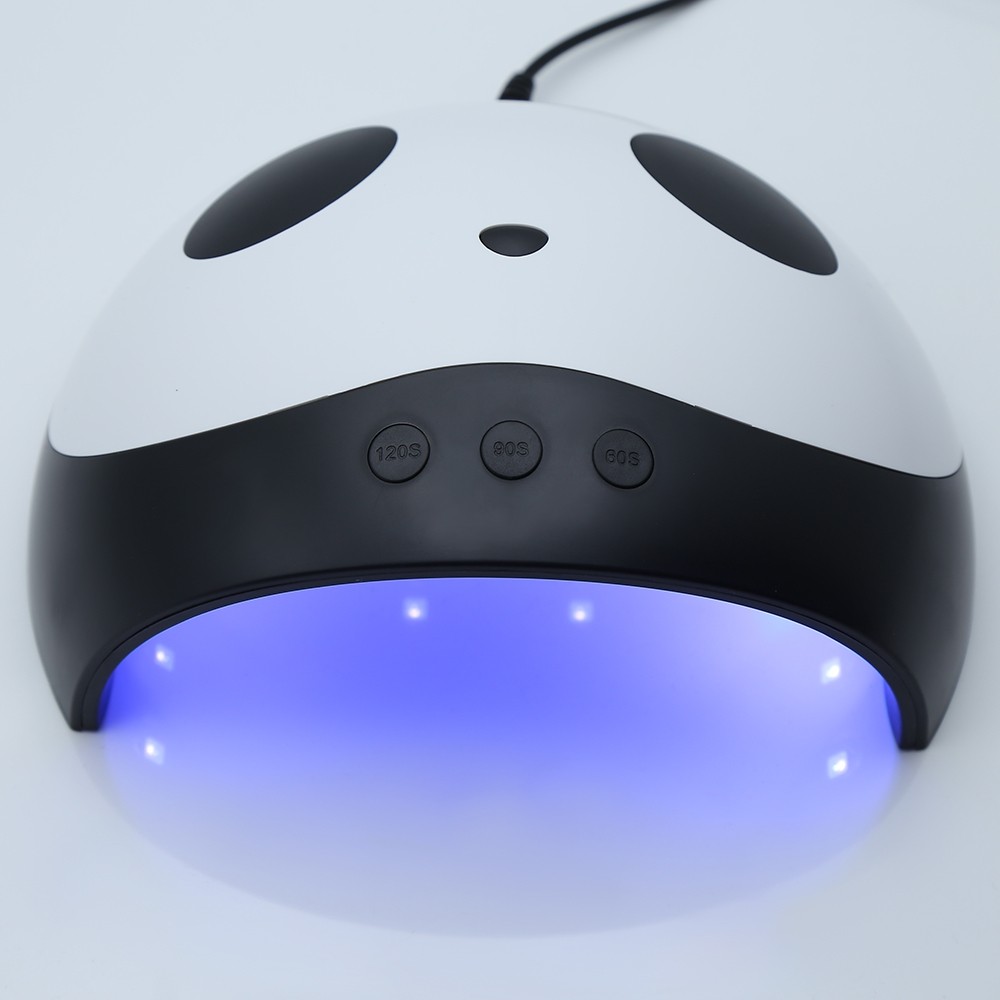 Panda Shape UV Lamp 36W LED Nail Dryer Manicure Lamps Auto Motion Drier