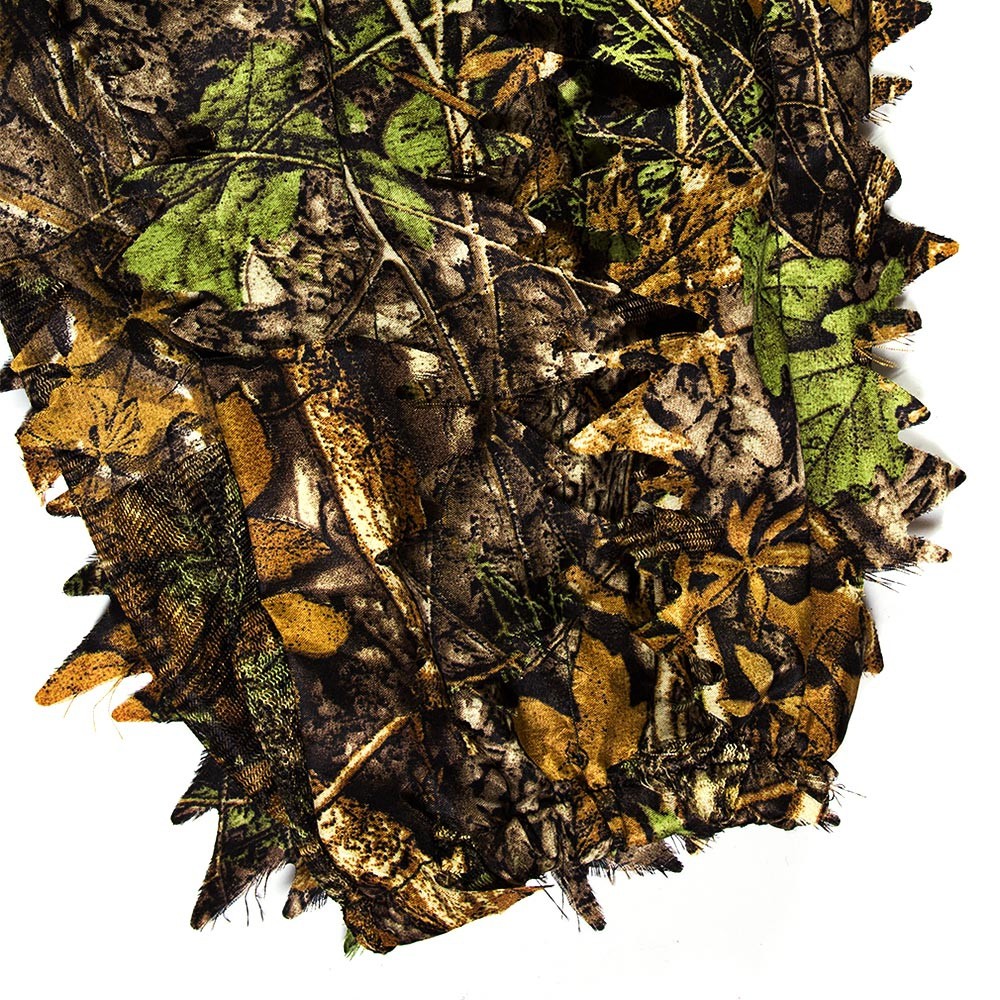 Camouflage Clothing Leafy Jungle Suit Set 3D Leafy Ghillie Suit for Hunting Birding