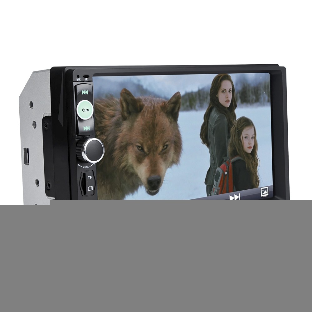 7010B 7 inch Bluetooth V2.0 TFT Screen Car Audio Stereo MP5 Player 12V Auto Video Support AUX FM USB SD MMC Remote Control