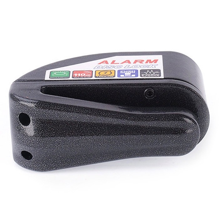Iztoss l1003r 7.0mm pin diameter waterproof anti-theft alarm disc brake lock