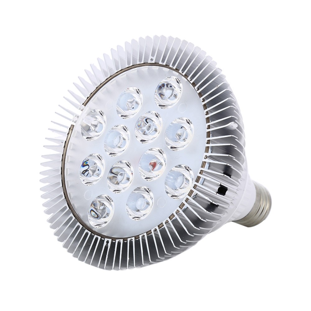 AC 85-265V E27 12W 1080LM Efficient LED Grow Light Plant Flash Fill Lamp