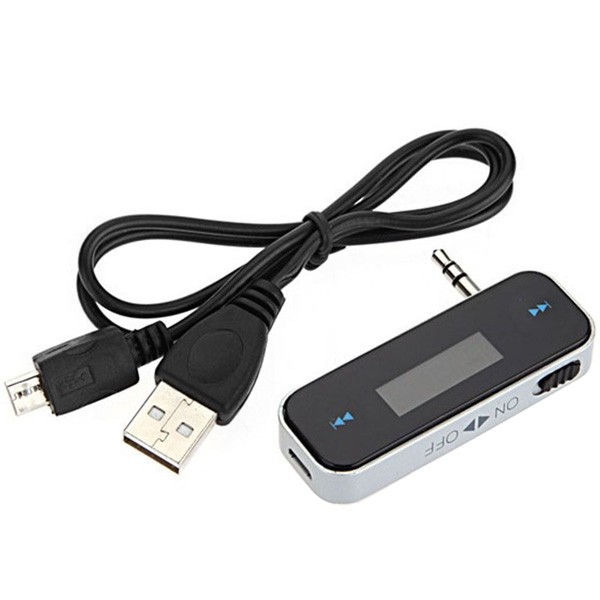 Wireless 3.5mm Jack Car FM Transmitter for iPod / iPhone 3G / 3GS / 4S / MP3 / MP4