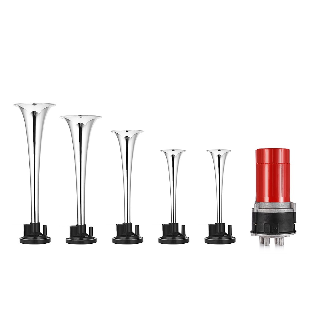 Five Trumpet Chrome Car Horn