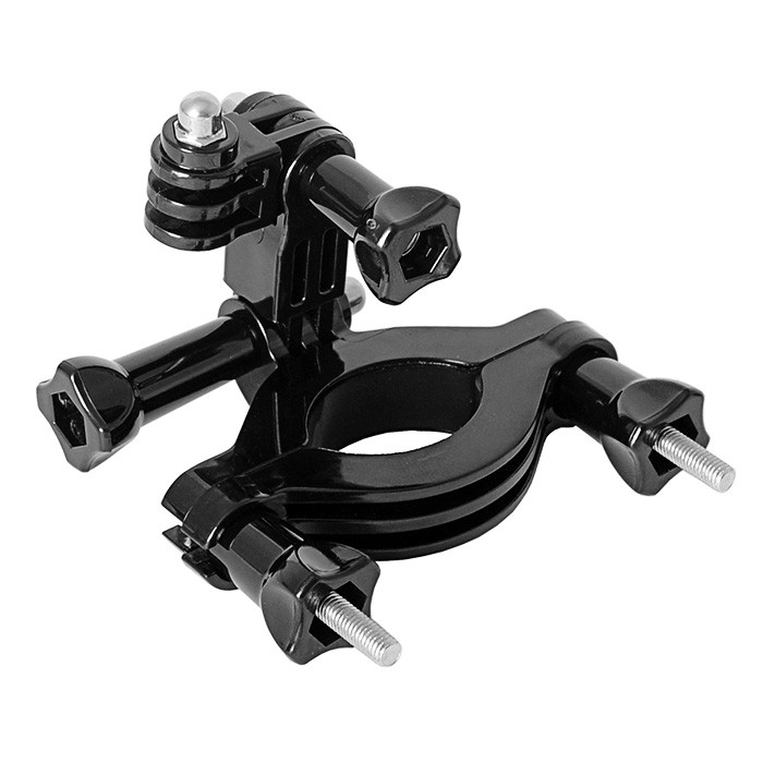 Fantaseal Adjustable 2.4cm Diameter Bike Handlebar Holder Bracket Accessory Kit for Action Camera