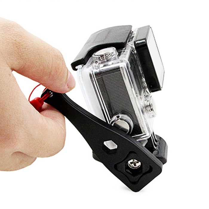 Fantaseal Adjustable 2.4cm Diameter Bike Handlebar Holder Bracket Accessory Kit for Action Camera