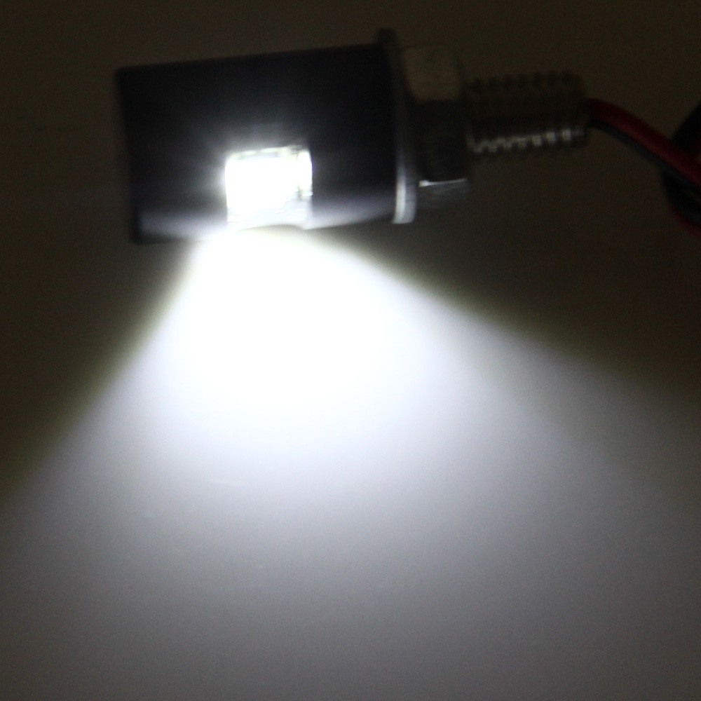 2Pcs LED Car Auto Motorcycle License Plate Light 12V Motorbike Lamp for BMW Honda Yamaha Suzuki