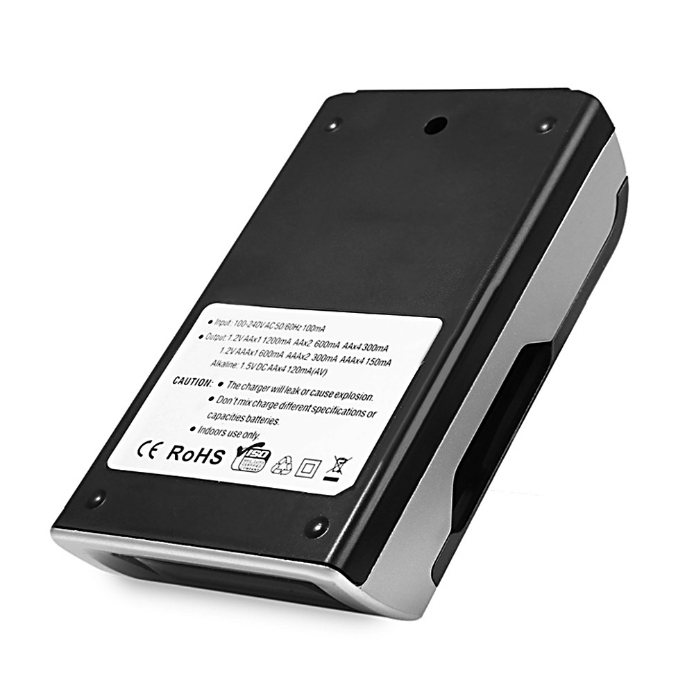 Palo NC05 4 Slots LCD Charger for AA / AAA NiCd NiMh Batteries