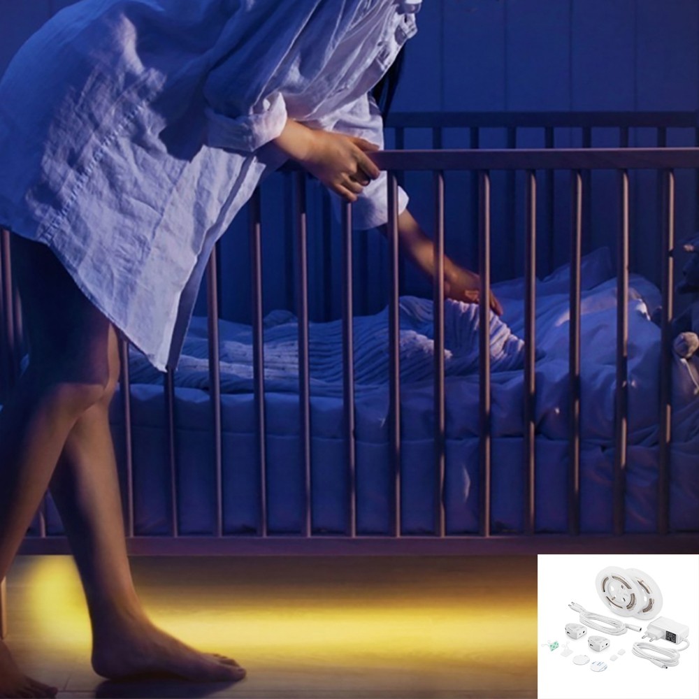 LED Human Bedside Sensor Light Strip for  Bedroom Bed