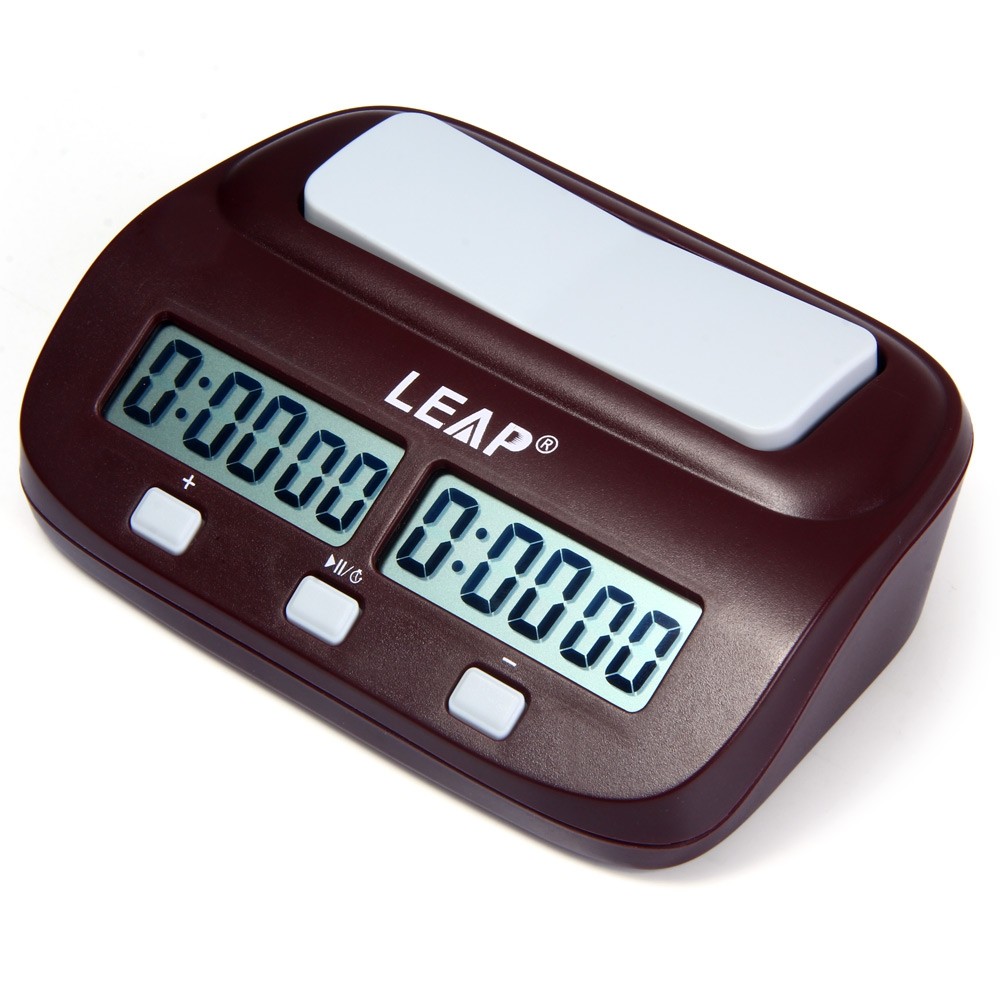 LEAP PQ9907S Digital Chess Clock I-go Count Up Down Timer for Game Competition