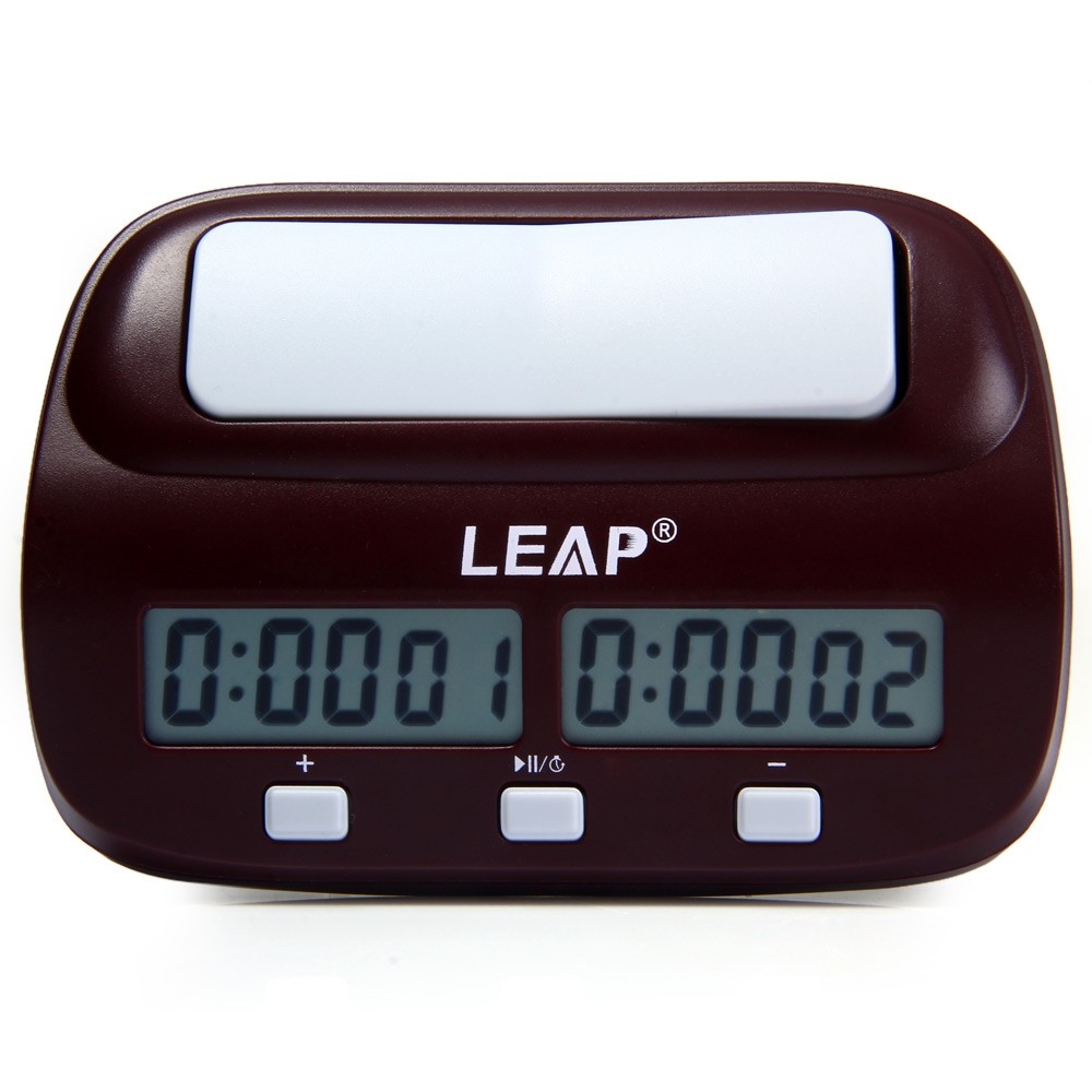 LEAP PQ9907S Digital Chess Clock I-go Count Up Down Timer for Game Competition
