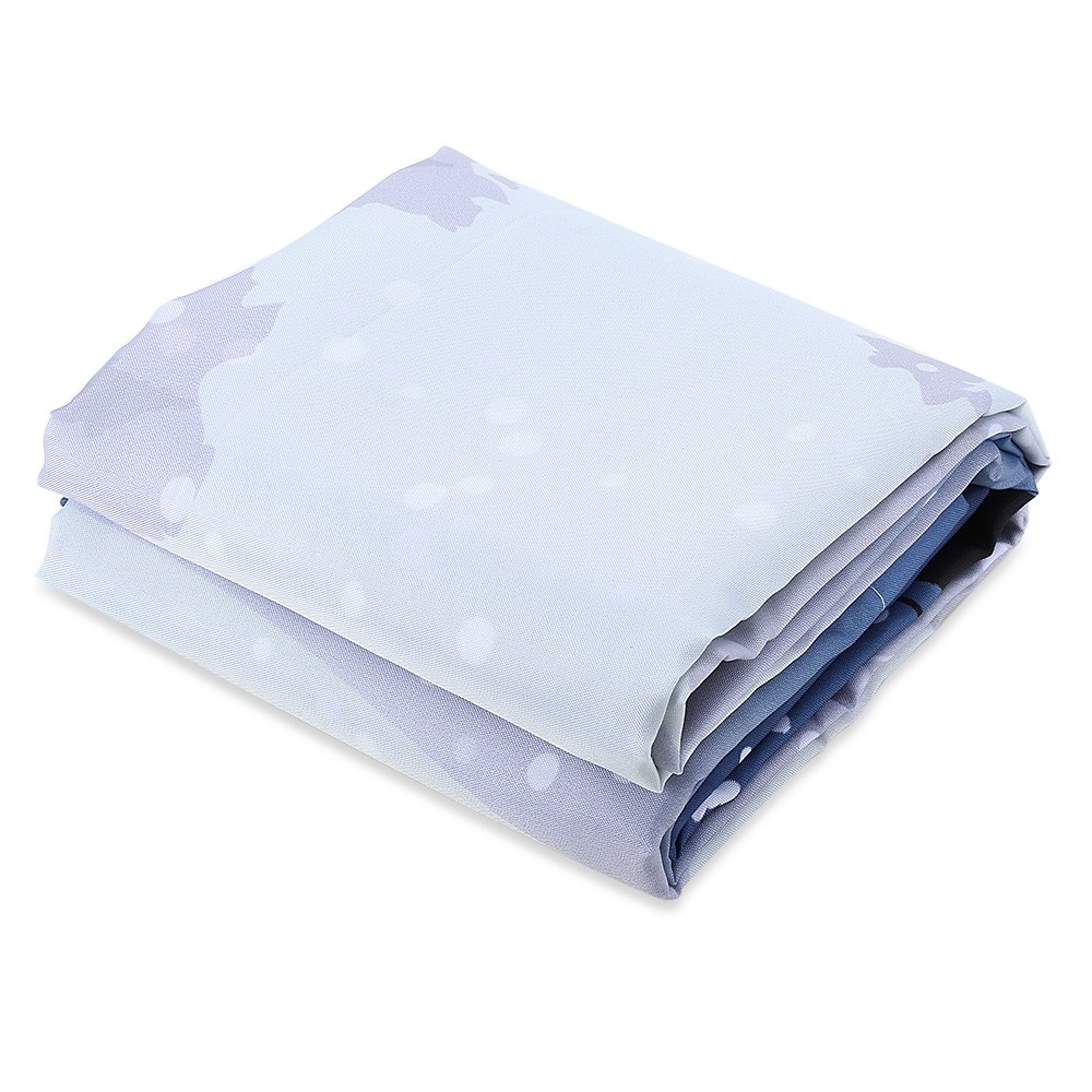 Christmas Snowtree 3D Printing Shower Curtain Waterproof Mildew Resistant Fabric 180 x 180cm