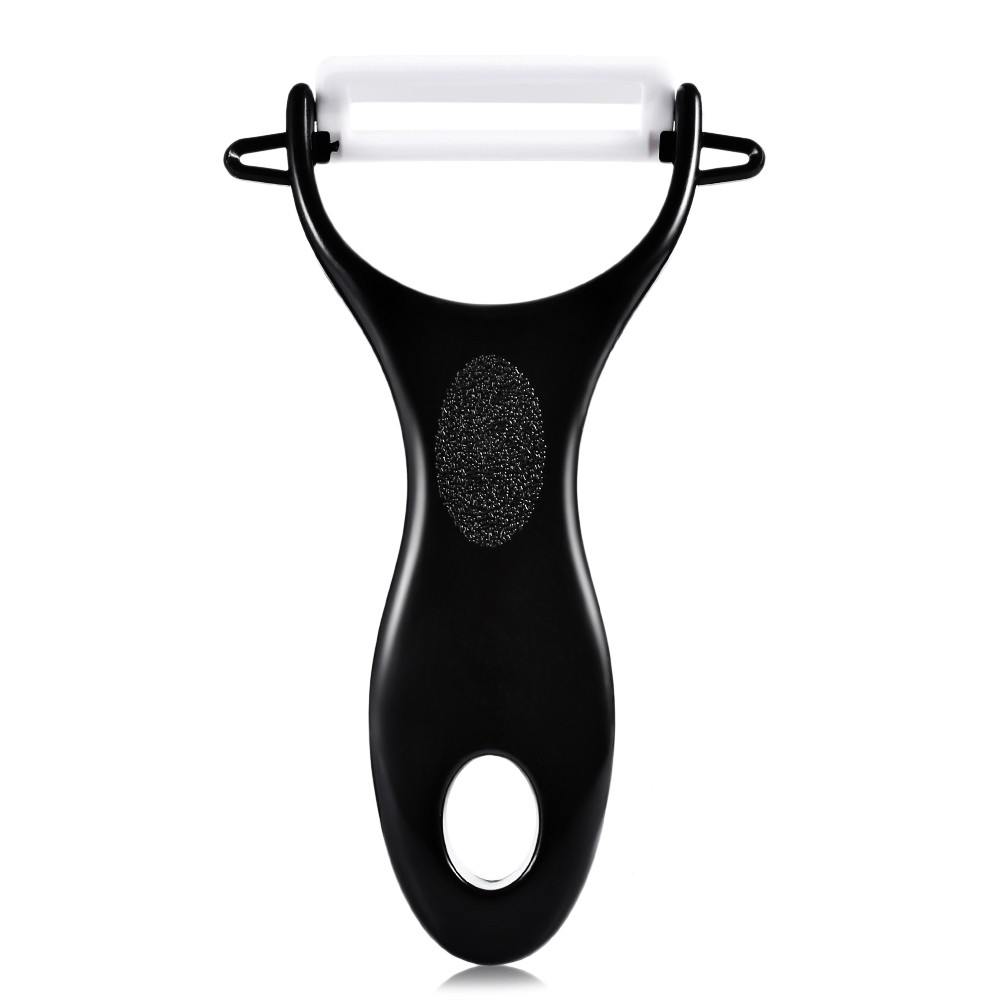 xyj 6 in 1 Kitchen Fruit Vegetable Paring Kit Slip-proof Handle Ceramic Knives with Peeler Holder