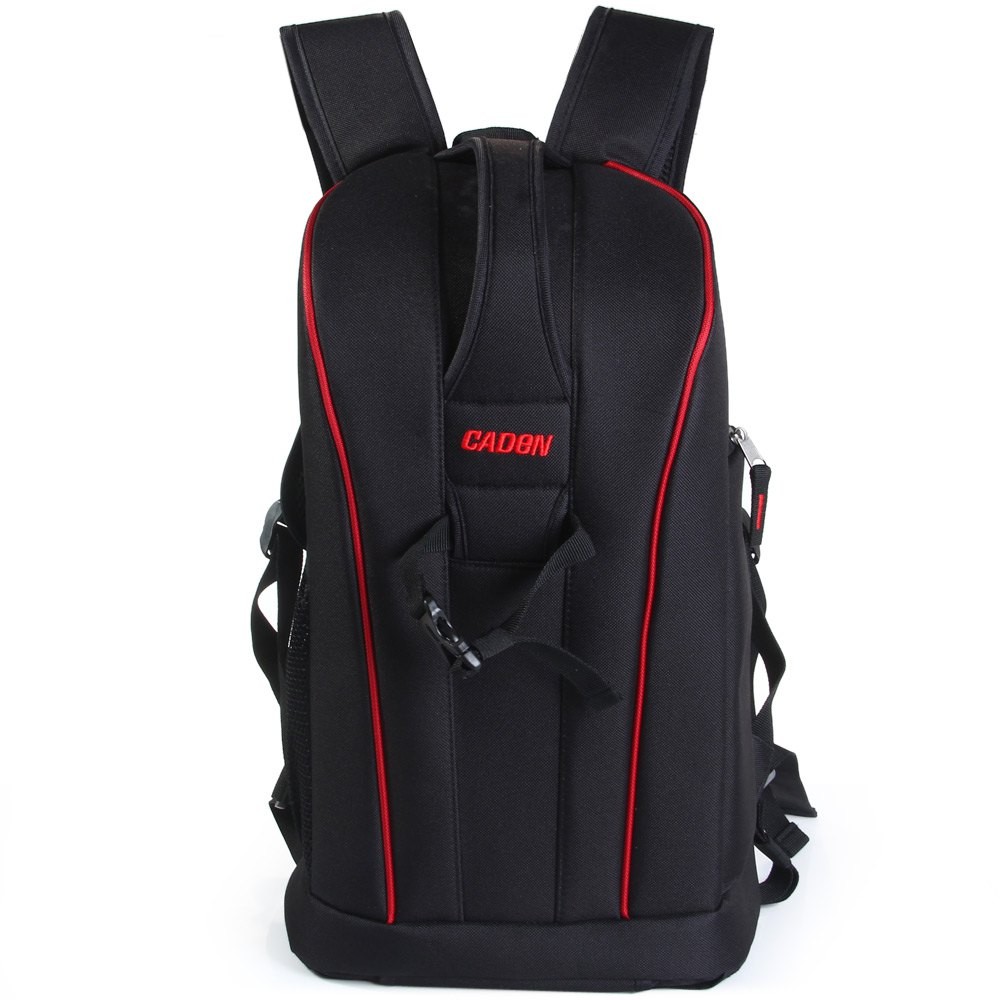 Caden K6 Nylon Camera Backpack Bag Case Gadget Bag with Tablet PC Pocket for Canon Nikon Sony DSLR Camera Camcorder