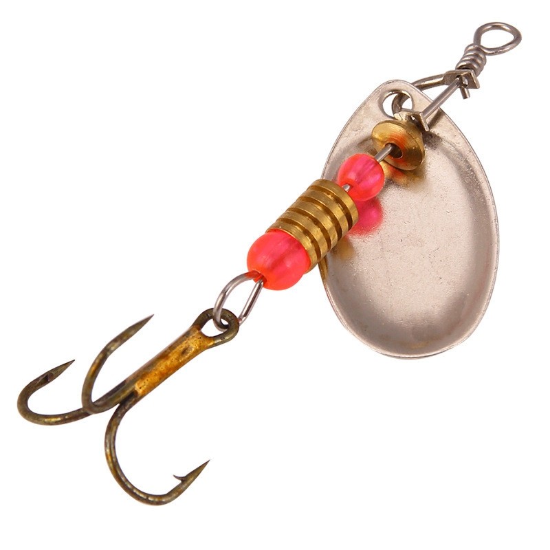 Rotating 5.5CM 3.1G Fishing Lure Metal Sequins Bait Hook