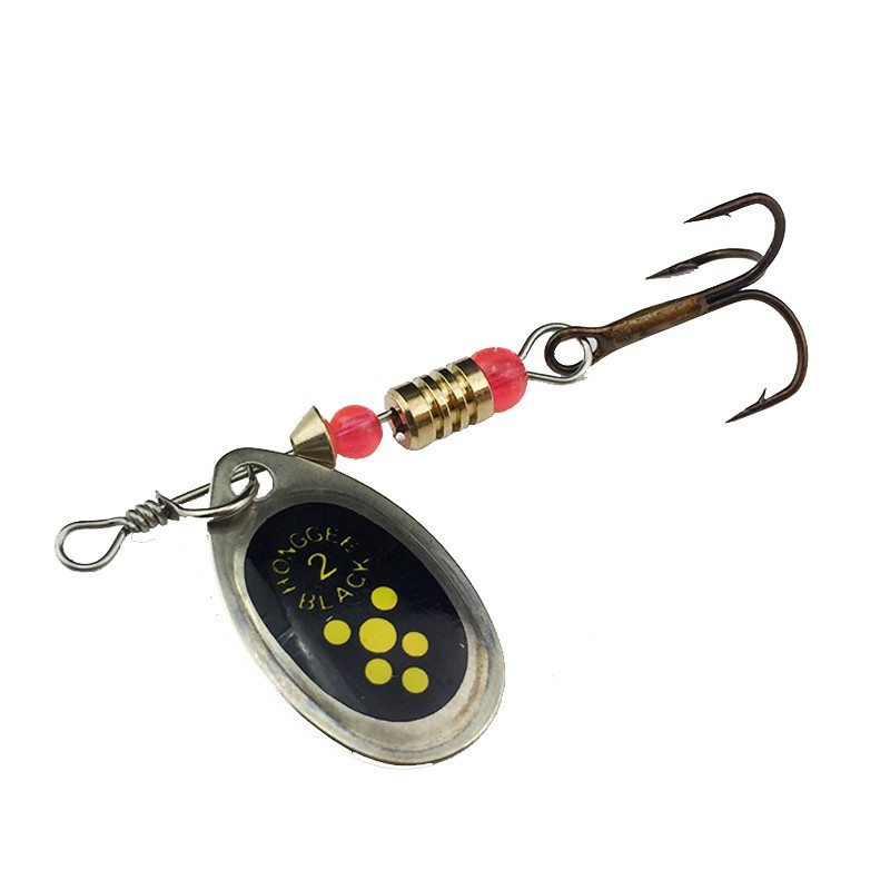 Rotating 5.5CM 3.1G Fishing Lure Metal Sequins Bait Hook