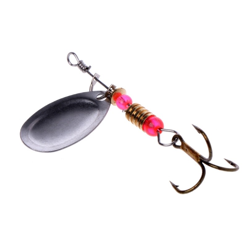 Rotating 5.5CM 3.1G Fishing Lure Metal Sequins Bait Hook