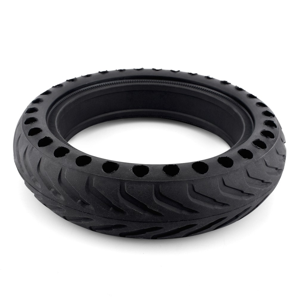 21cm Rubber Solid Rear Tire with Hollow Design for Xiaomi M365 Electric Scooter