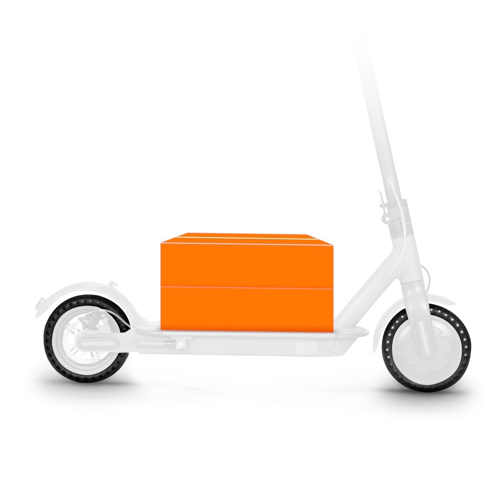 21cm Rubber Solid Rear Tire with Hollow Design for Xiaomi M365 Electric Scooter