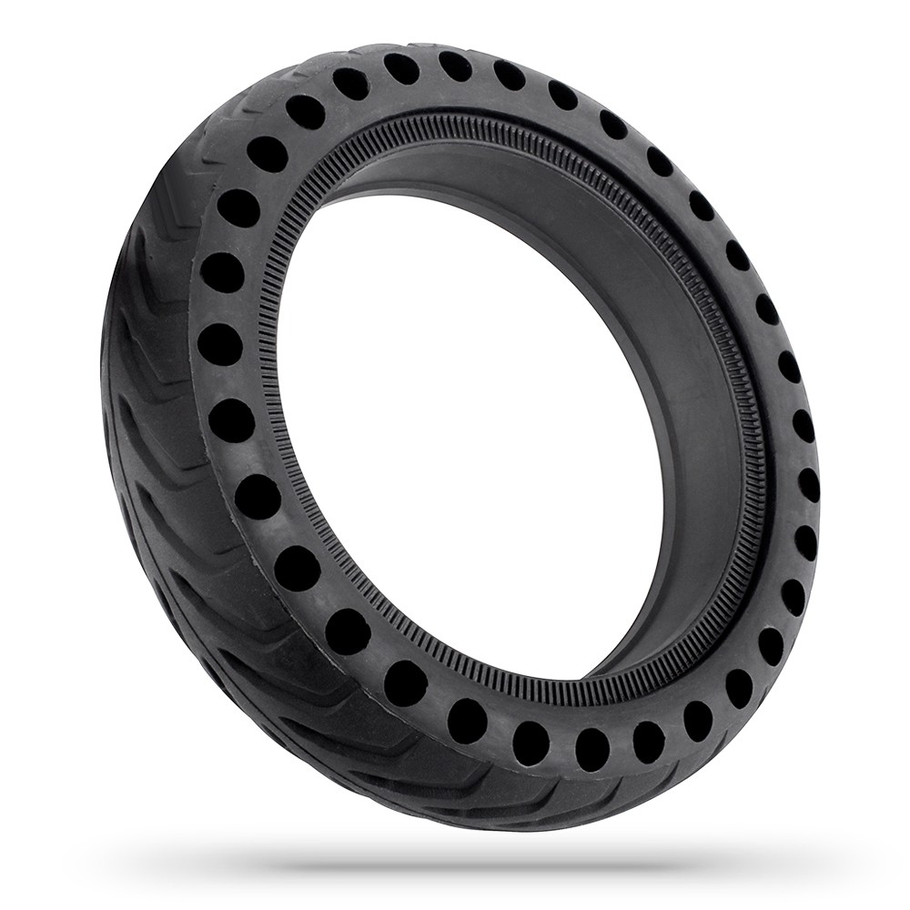 21cm Rubber Solid Rear Tire with Hollow Design for Xiaomi M365 Electric Scooter