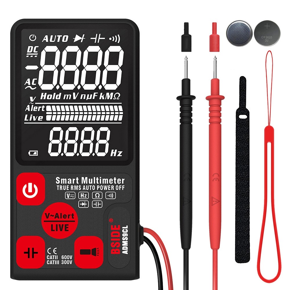 BSIDE ADMS9CL Digital Multimeter Intelligent Ultra-thin Large Screen Display