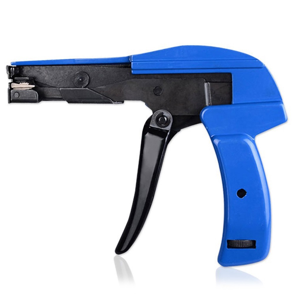 HS - 600A Nylon Cable Tie Tool Automatic Tension Cutting Strap Clamp Fast Strapping Beam Closing Gun